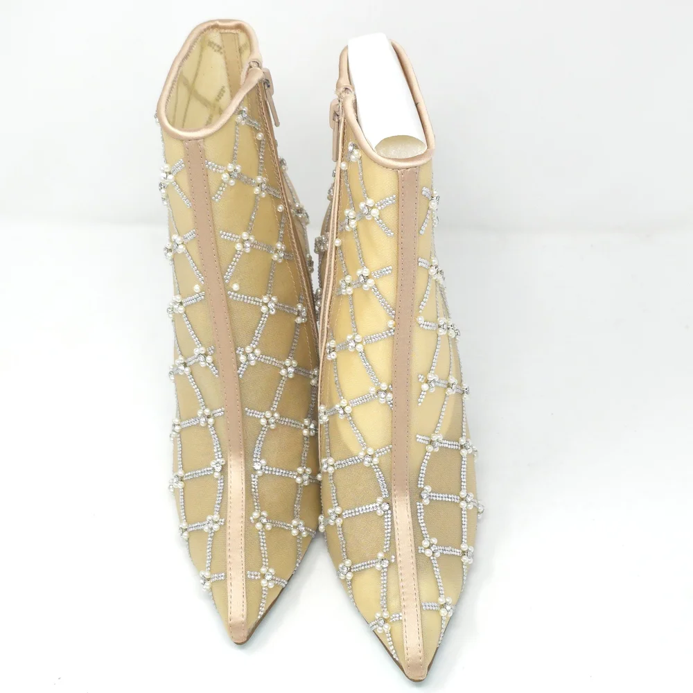 Betsey Johnson Women's Larkk Ankle Boot Nude - Picture 10 of 11